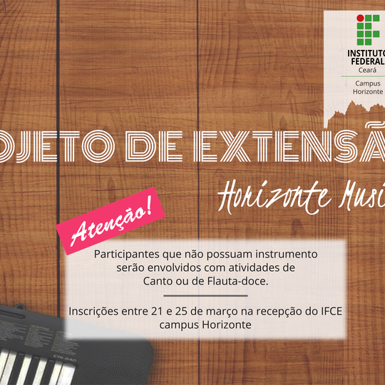 #3418 Projeto de Extensão "Horizonte Musical"