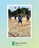 Equipe feminina - Desafio de vôlei de areia
