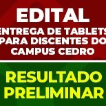 #5771 Sai resultado preliminar do edital de tablets em Cedro