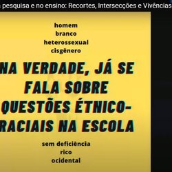 #5942 Cedro realiza live sobre relações étnico-raciais na pesquisa