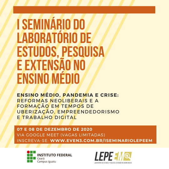 #6222 Seminário reúne pesquisadores, professores e estudantes do País para debater o Ensino Médio
