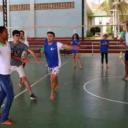 #6264 Alunos participam de oficina de Handebol
