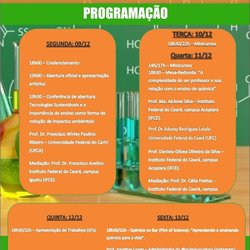 #6434 O campus Iguatu irá realizar em dezembro a 7ª Semana de Química