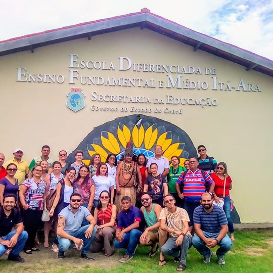 #6683 Alunos  do campus de Maranguape visitam aldeia indígena