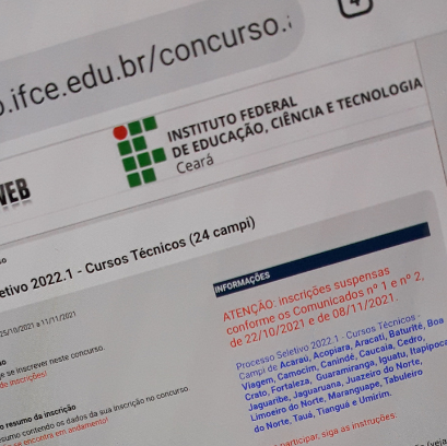 #7249 Seleção para cursos técnicos Integrados e Subsequentes terá nova data