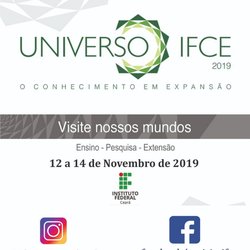 #7533 Universo IFCE Umirim começa dia 12 de novembro