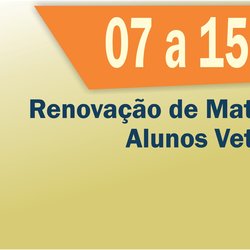 #7671 Renovação de Matrículas
