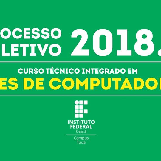 #8662 Tauá: resultado de seleção para Redes de Computadores