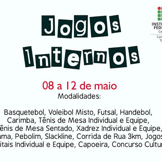 #8753 Tauá realiza mais uma edição dos Jogos Internos