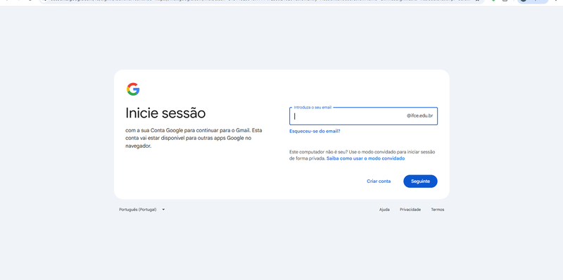 Inicie a Sessão