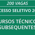 #9494 Divulgado resultado final para cursos subsequentes