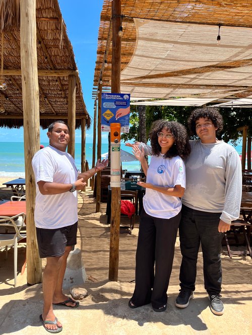 Bituqueira do projeto Amigos do Mar