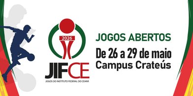 Botão - Jogos Abertos do IFCE Crateús
