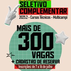 CARD seleção complementar 2025.2