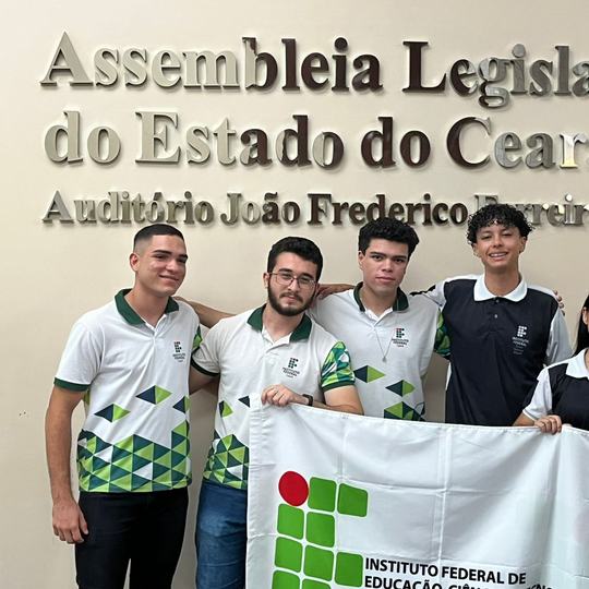 Equipes premiadas do campus de Aracati