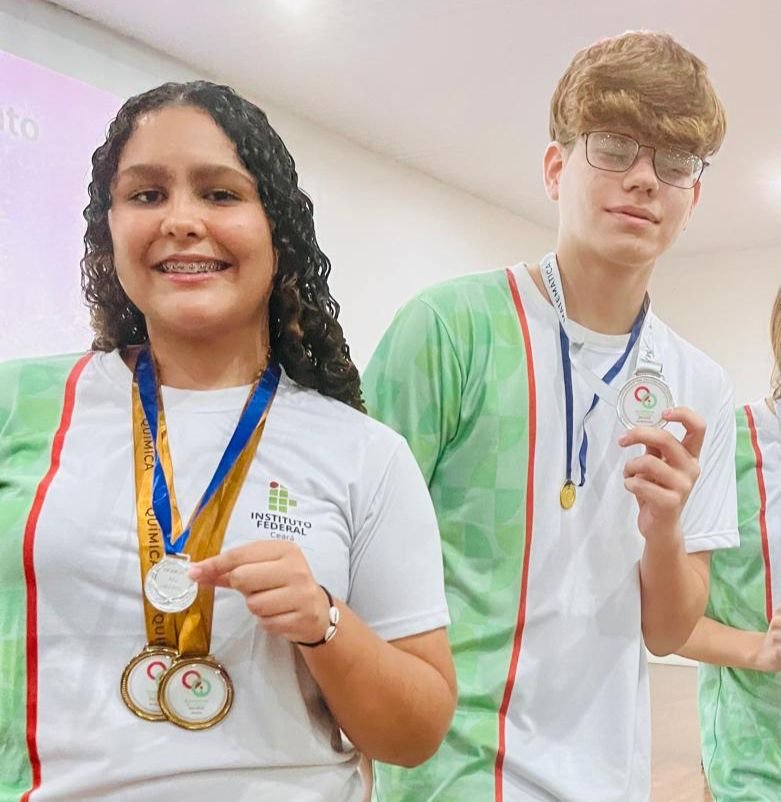 Ester Lima colecionou medalhas na premiação interna