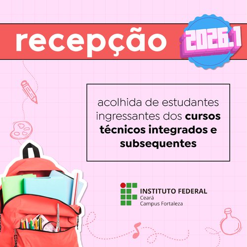 FOR recepcao integrado e subsequente