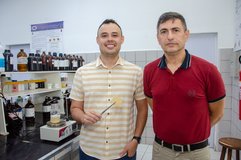 Pesquisadores Luiz Paulo e Ricardo Leite na Ufersa