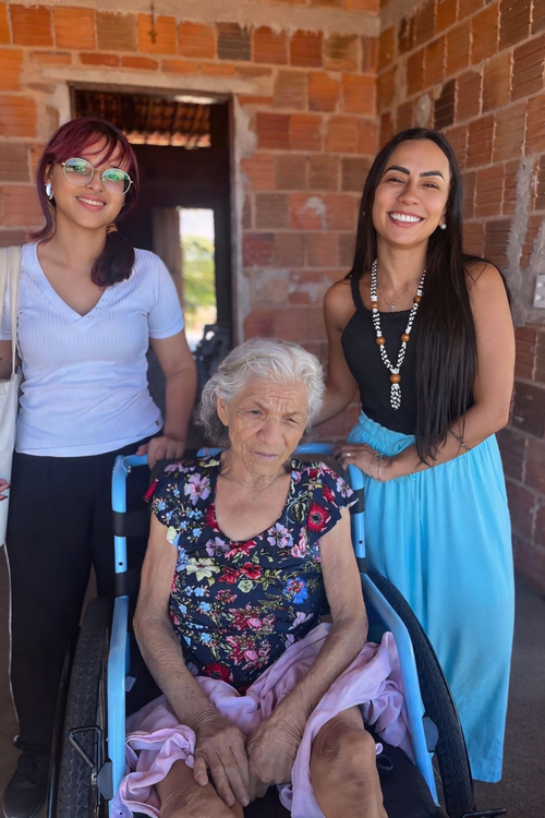 Artemis, Neném Beata e Stephanie - arquivo pessoal