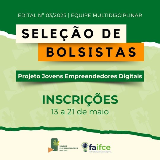 Quadrado -  Seleção de bolsistas para ED