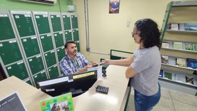 Balcão de atendimento - Biblioteca Rachel de Queiroz