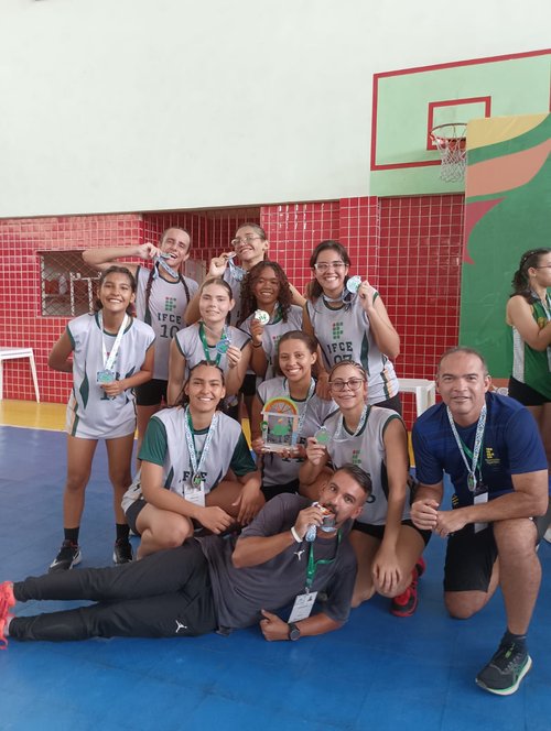 Equipe de basquete feminino é prata no JIF Nordeste. Foto: divulgação