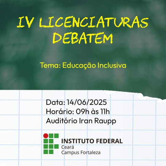 IV Licenciaturas debatem