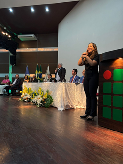 Mesa de abertura da solenidade