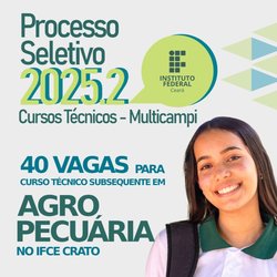 Processo Seletivo 2025.2 - Agropecuária