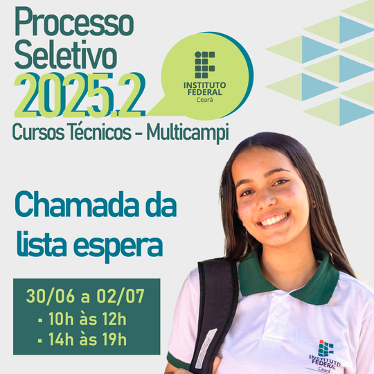 Chamada Lista de Espera PS 2025.2