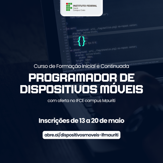 Programador de Dispositivos Móveis (1080 x 1080 px)