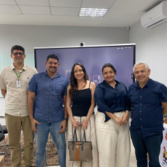 Registro da reunião entre gestores do campus de Acaraú e Reitoria