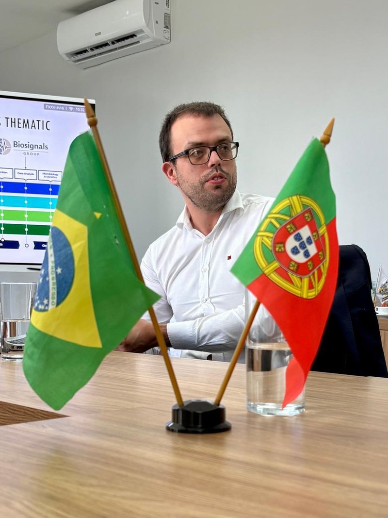 Visita Pesquisador Portgues Pedro Miguel Rodrigues1