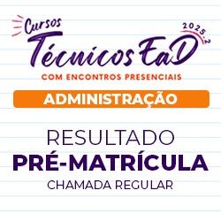 pré-matrícula administração