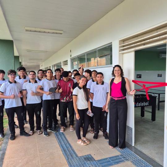 Inauguração sala de jogod