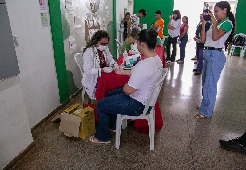 Ação "Abril pela Saúde" no IFCE Cedro