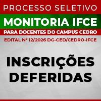 inscrições deferidas