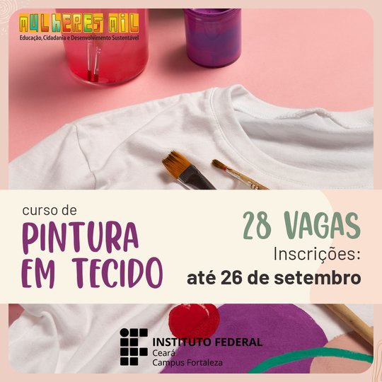 Curso Pintura em Tecido